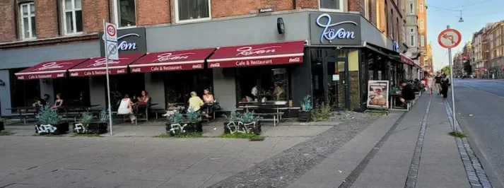 مطعم Kösem في كوبنهاجن - صورة خارجية تظهر واجهة المطعم في حي النوربرو